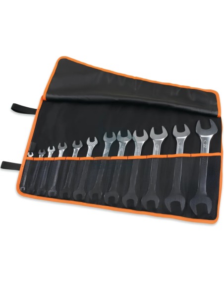 Set 12 Chiavi A Forchetta Doppia Cromate 6x7-30x32mm In Busta