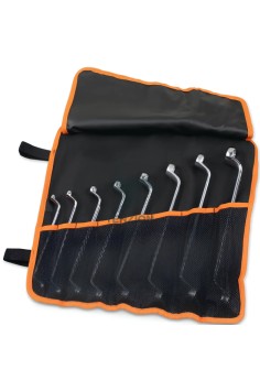 Set 8 Chiavi Poligonali Doppie Curve 6x7-20x22mm In Busta