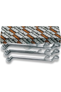 Set 12 Chiavi Poligonali Doppie Curve 6x7-30x32mm