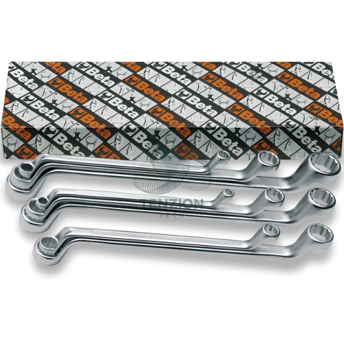 Set 12 Chiavi Poligonali Doppie Curve 6x7-30x32mm