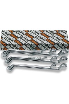 Set 13 Chiavi Poligonali Doppie Curve 6x7-30x32mm