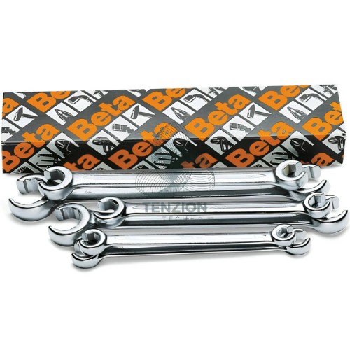 Set 10 Chiavi Per Raccordi Tubi Cromata 8x10-30x32mm