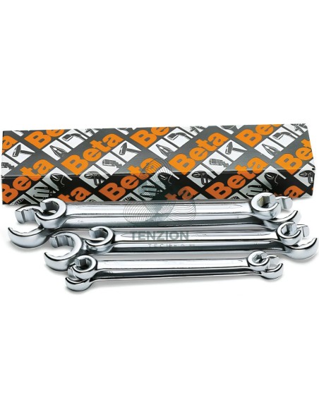 Set 10 Chiavi Per Raccordi Tubi Cromata 8x10-30x32mm