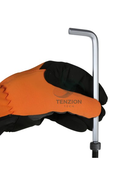 Set 9 Chiavi Maschio Esagonale Piegate Con Estremità Sferica Sistema Trattenimento Vite 1,5-10mm Con Supporto