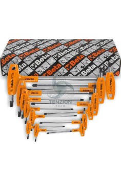 Set 13 Chiavi Maschio Piegate Torx Con Impugnatura T6-T50