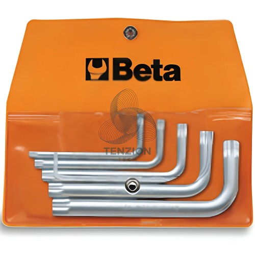 Set 5 Chiavi A Profilo XZN Cromate M5-M12 In Busta