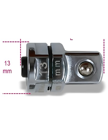 Adattatore A Sgancio Rapido 3/8" Per Chiavi A Cricchetto 13mm