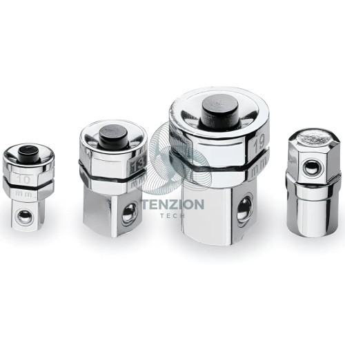 Set 4 Adattatori Per Chiavi A Cricchetto 1 Bits 3 Sgancio Rapido