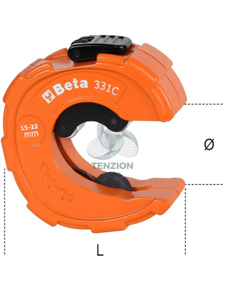 Tagliatubi Tascabile Per Rame E Leghe Leggere Ø15-22mm