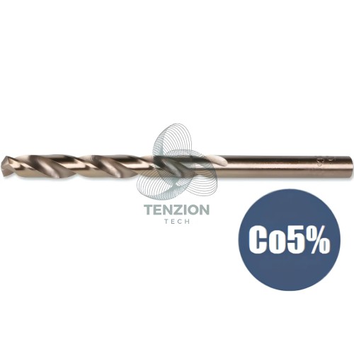 Set 19 Punte Elicoidali Cilindriche HSS-Co 5% Serie Corta Ø1-10x0,5mm