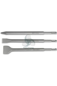 Set 3 Scalpelli Per Edilizia Attacco SDS Plus 2