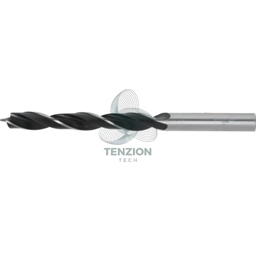 Set 8 Punte Elicoidali Cilindriche Per Legno 2 Taglienti Punta Guida Serie Corta 3-10mm