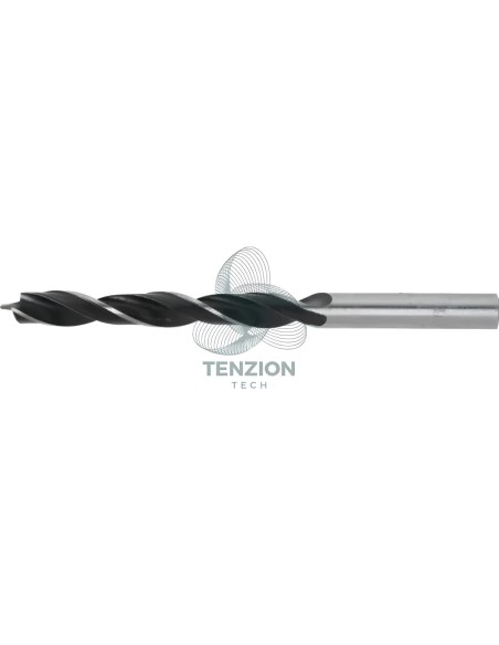 Set 8 Punte Elicoidali Cilindriche Per Legno 2 Taglienti Punta Guida Serie Corta 3-10mm