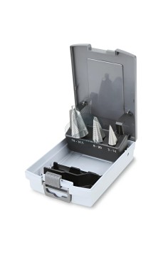 Set 3 Frese Coniche Per Foratura Allargatura HSS Ø3-30,5mm