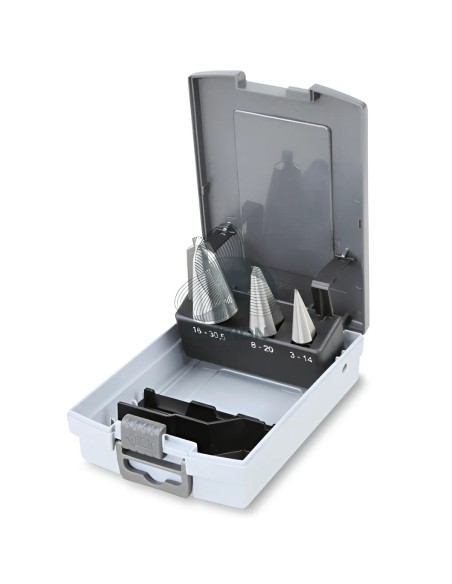 Set 3 Frese Coniche Per Foratura Allargatura HSS Ø3-30,5mm