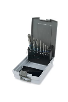 Set 7 Maschi A Macchina Per Fori Passanti Passo Grosso HSS M3-M12
