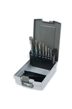 Set 7 Maschi A Macchina Per Fori Passanti Passo Grosso HSS-Co 5% M3-M12