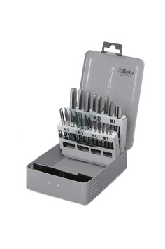 Set 21 Maschi A Mano Passo Grosso HSS Sgrossatore Intermedio Finitore M3-M12