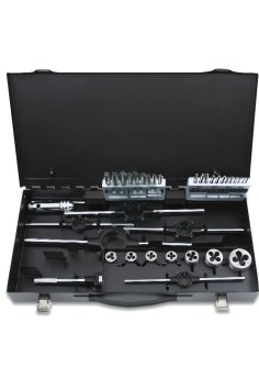 Set Maschi Filiere Accessori HSS In Valigetta