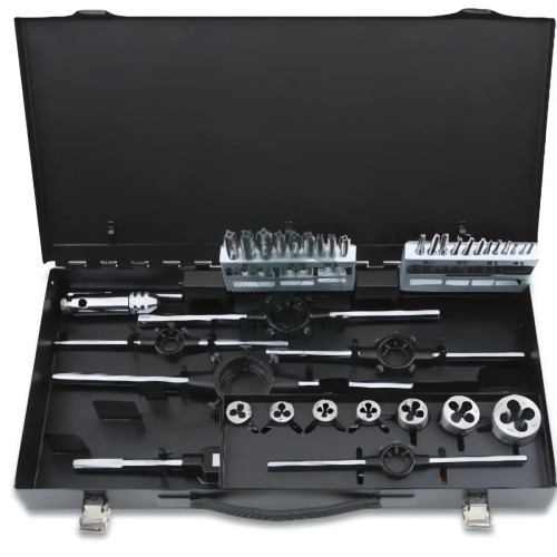 Set Maschi Filiere Accessori HSS In Valigetta