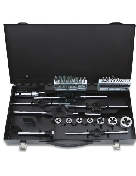 Set Maschi Filiere Accessori HSS In Valigetta