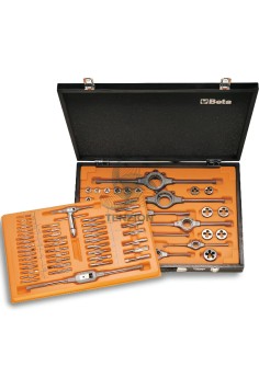 Set Maschi Filiere Accessori HSS In Valigetta
