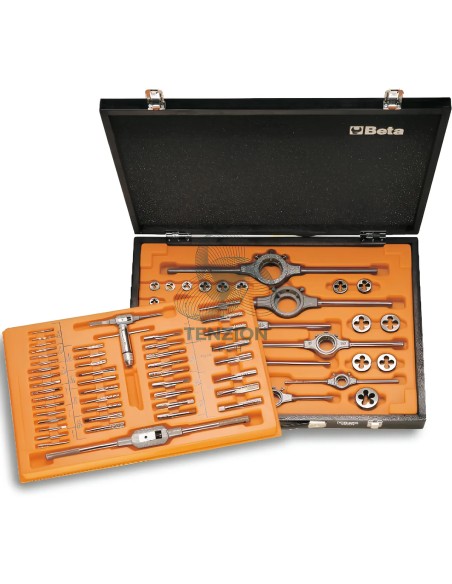 Set Maschi Filiere Accessori HSS In Valigetta