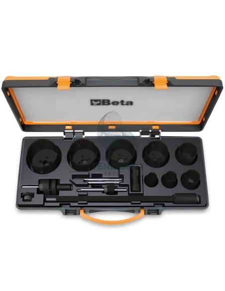 Set 15 Seghe A Tazza Bimetalliche HSS-Co 8% Ø16-70mm Con Accessori