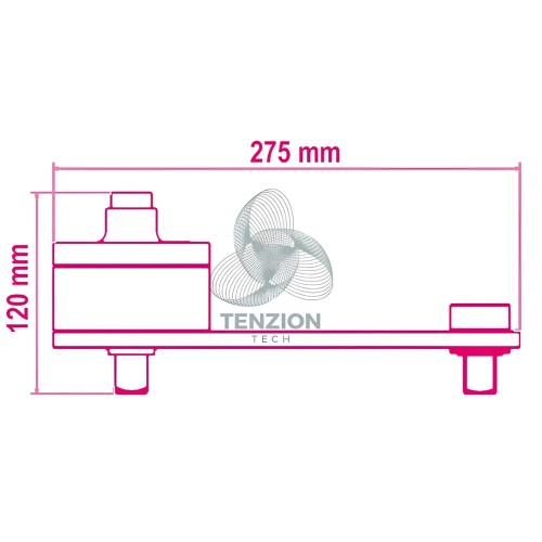 Moltiplicatore Di Coppia Destrorso Sinistrorso 3/4" 1500Nm Rapporto 3,8:1