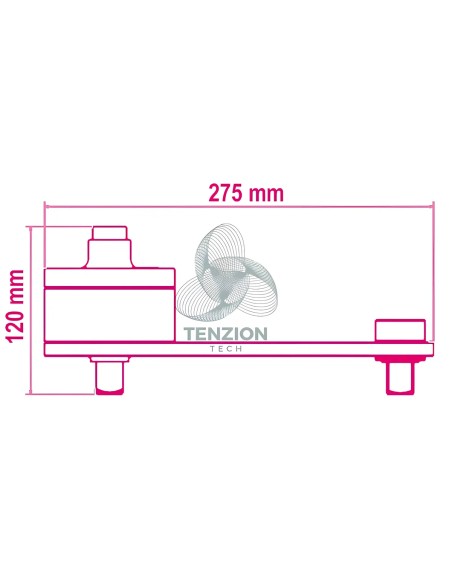 Moltiplicatore Di Coppia Destrorso Sinistrorso 3/4" 1500Nm Rapporto 3,8:1