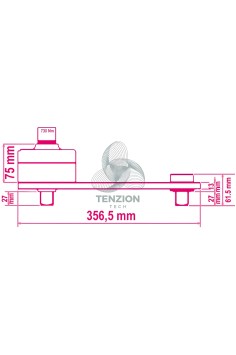 Moltiplicatore Di Coppia Destrorso Sinistrorso 1" 2700Nm Rapporto 3,8:1 2