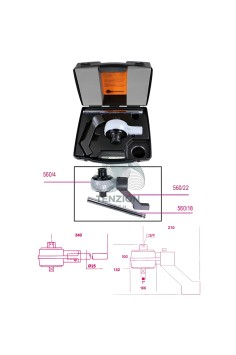 Moltiplicatore Di Coppia Destrorso Sinistrorso 1" 2700Nm Rapporto 5:1