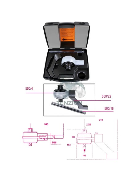 Moltiplicatore Di Coppia Destrorso Sinistrorso 1" 2700Nm Rapporto 5:1