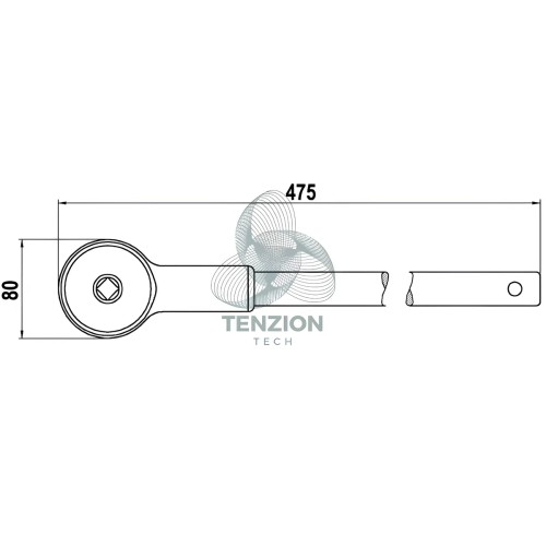 Moltiplicatore Di Coppia Destrorso Sinistrorso 3/4" 1500Nm Rapporto 6,5:1