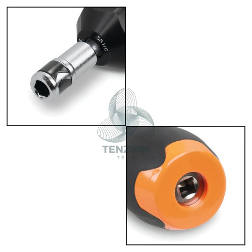 Giravite Dinamometrico A Slittamento Non Graduato Destrorso 1/4" 1–5Nm Precisione ±6%