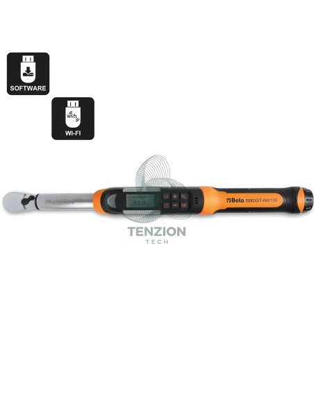 Chiave Dinamometrica Elettronica Wireless Reversibile Coppia Angolo Precisione Destrorsa ±2% Sinistrorsa ±3%