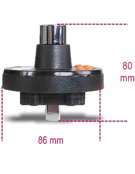 Goniometro Digitale Per Serraggi Coppia Angolo 1/2" 40-200Nm