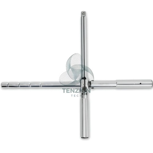 Chiave Croce Dinamometrica A Scatto Destrorsa 1/2" 90-120Nm Precisione ±4%