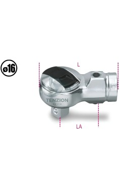 Cricchetto Reversibile Per Barre Dinamometriche 3/4" Ø16mm 2