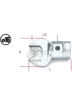 Chiave A Forchetta Per Barre Dinamometriche Ø16mm 2