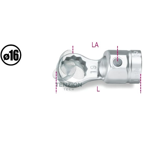 Chiave Poligonale Per Barre Dinamometriche Ø16mm