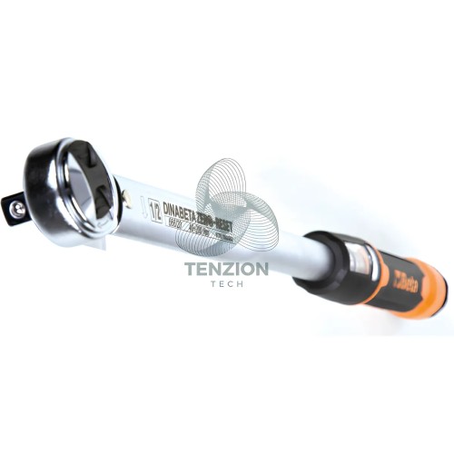 Set Chiave Dinamometrica A Scatto Zero Reset Reversibile Destrorsa 3/8" 10-50Nm Precisione ±3%