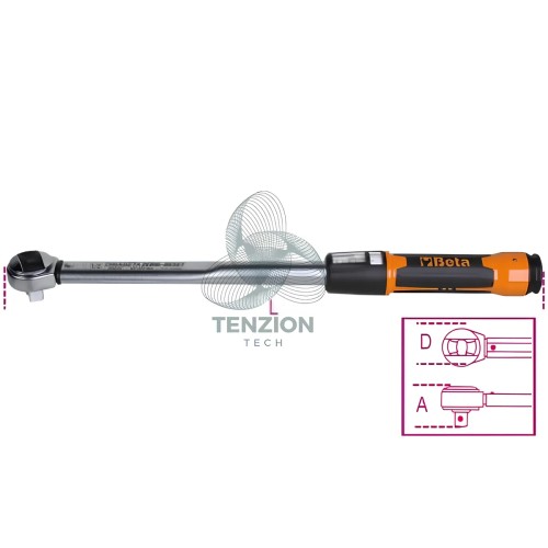 Chiave Dinamometrica A Scatto Zero Reset Reversibile Destrorsa Precisione ±3%