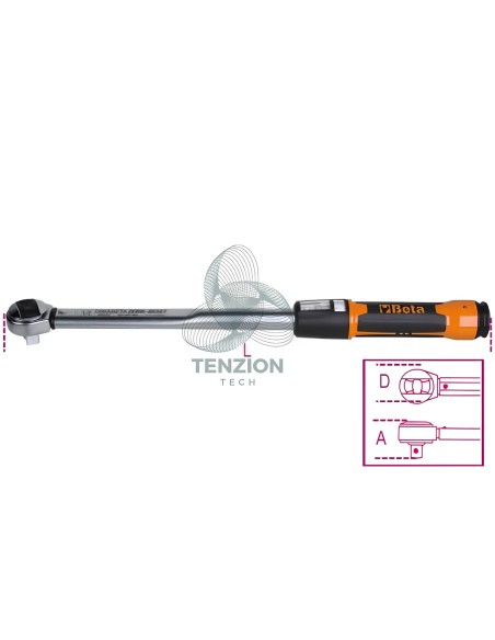 Chiave Dinamometrica A Scatto Zero Reset Reversibile Destrorsa Precisione ±3%