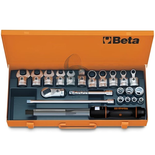 Set Barra Dinamometrica A Scatto Destrorsa Sinistrorsa Ø16mm 3/8" 20-100Nm Precisione ±3%