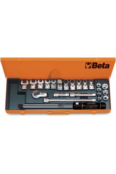Set Barra Dinamometrica A Scatto Destrorsa Sinistrorsa Ø16mm 1/2" 40-200Nm Precisione ±3%