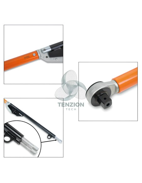 Chiave Dinamometrica A Disinnesto Destrorsa Sinistrorsa 1" 900-2000Nm Precisione ±4%