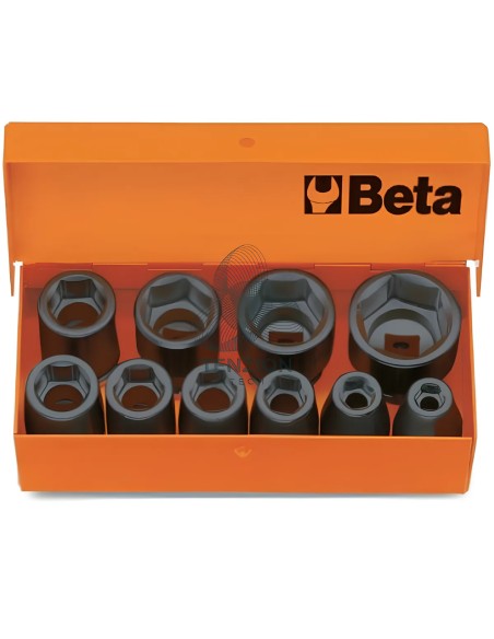 Set 10 Chiavi A Bussola Macchina Serie Normale 3/8" 7-22mm