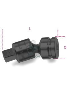 Snodo Macchina Attacco Quadro Maschio Femmina 3/8" 2