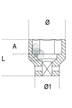 Chiave A Bussola Macchina Serie Normale 1/2" 2
